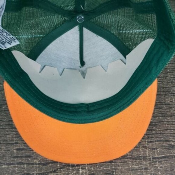 Duck Dynasty Camo Trucker Hat Hunting Snapback Cap - Camouflage / Orange / Green - Picture 8 of 9